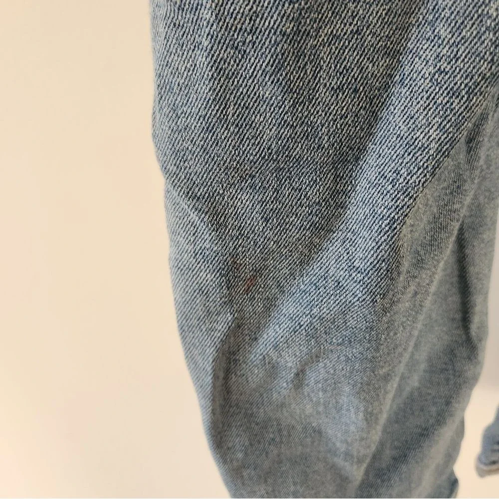 American Eagle Mom Jeans Distressed Ripped Straight Leg Jeans 8 - Picture 4 of 8